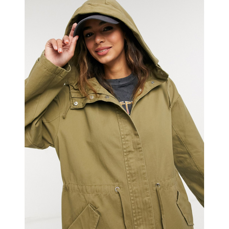 ASOS DESIGN longline parka...