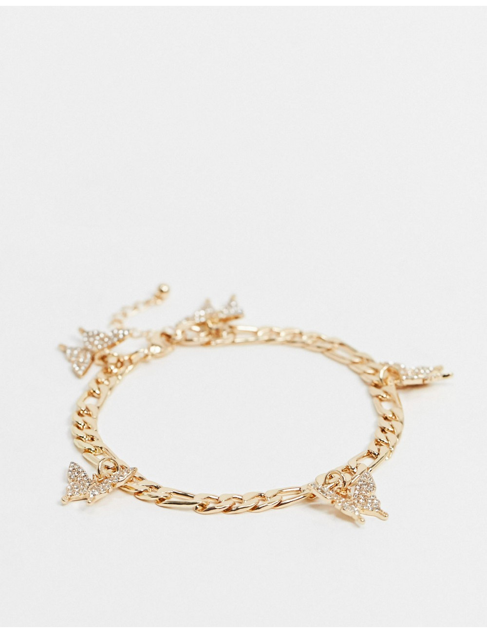 ASOS DESIGN anklet with...