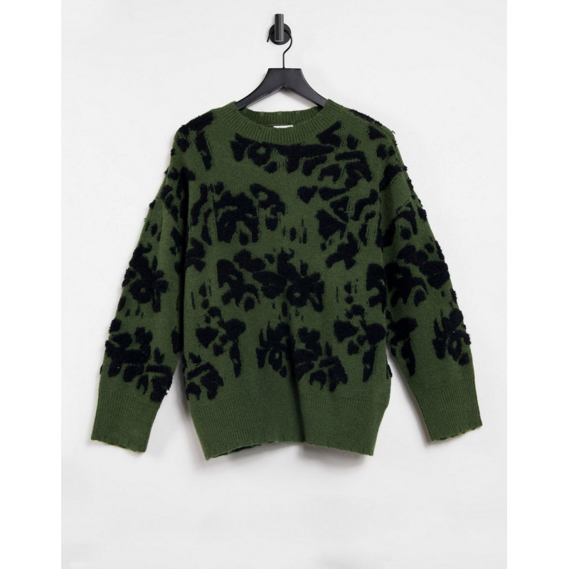 Vila knited jumper with in...