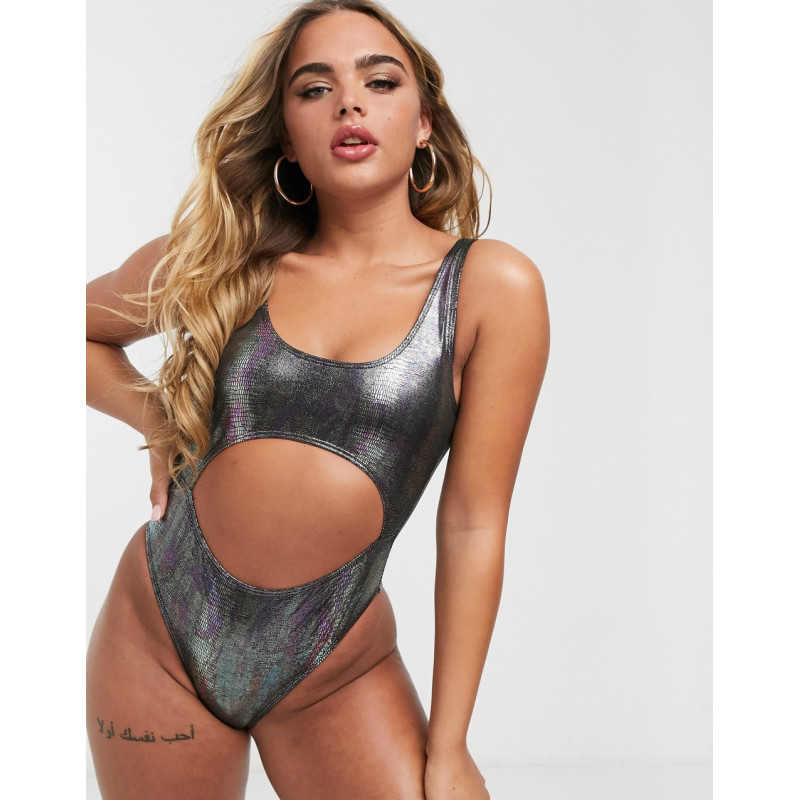 Missguided cut out swimsuit...