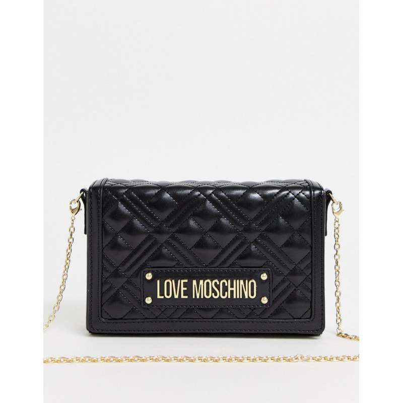 Love Moschino quilted cross...