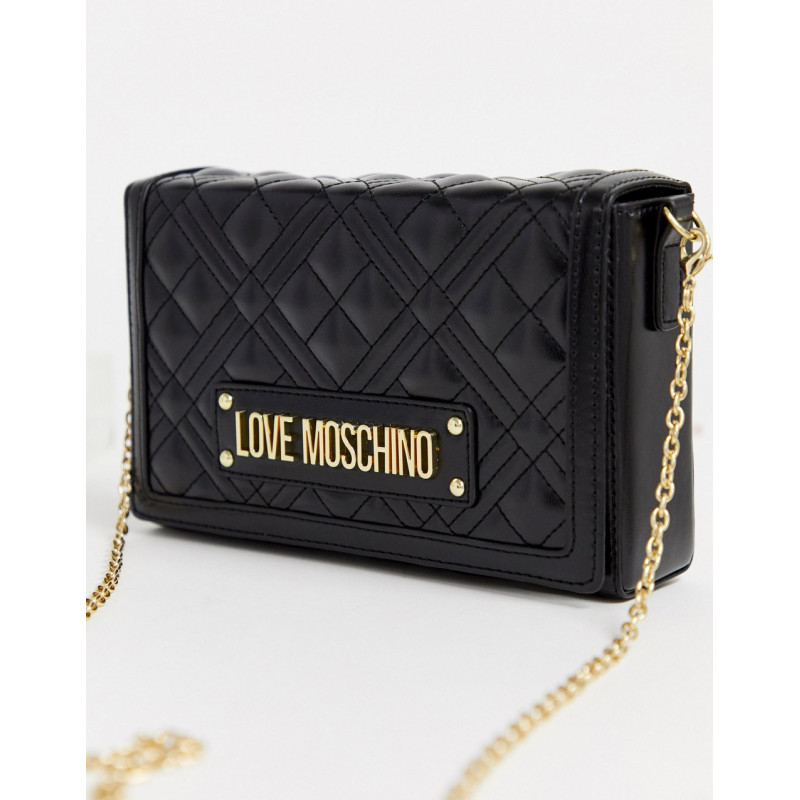Love Moschino quilted cross...