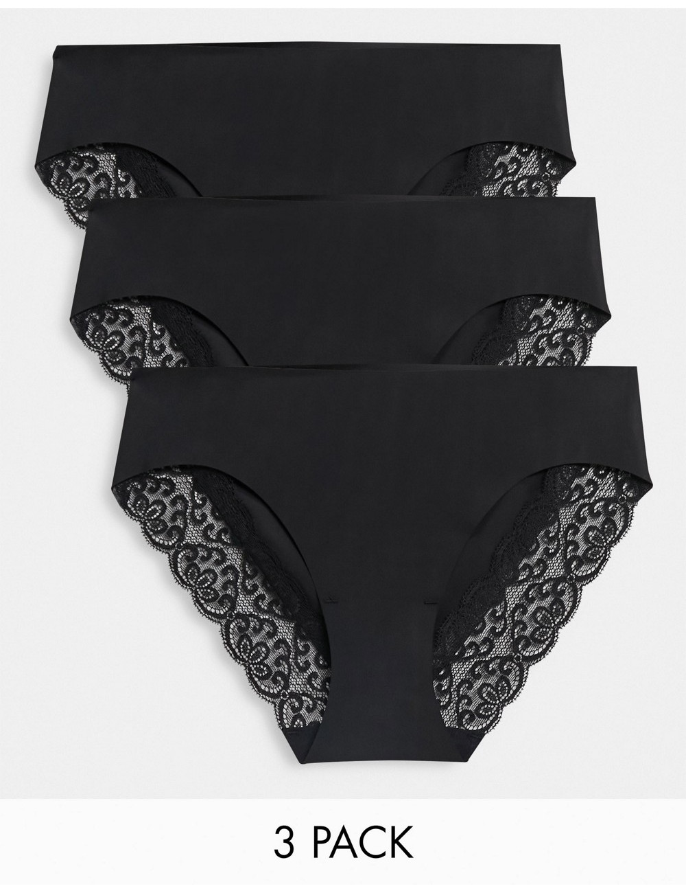 Cotton:On lace brief 3-pack...