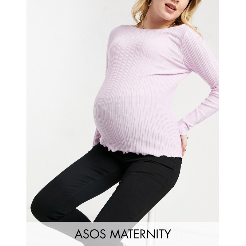 ASOS DESIGN Maternity slash...