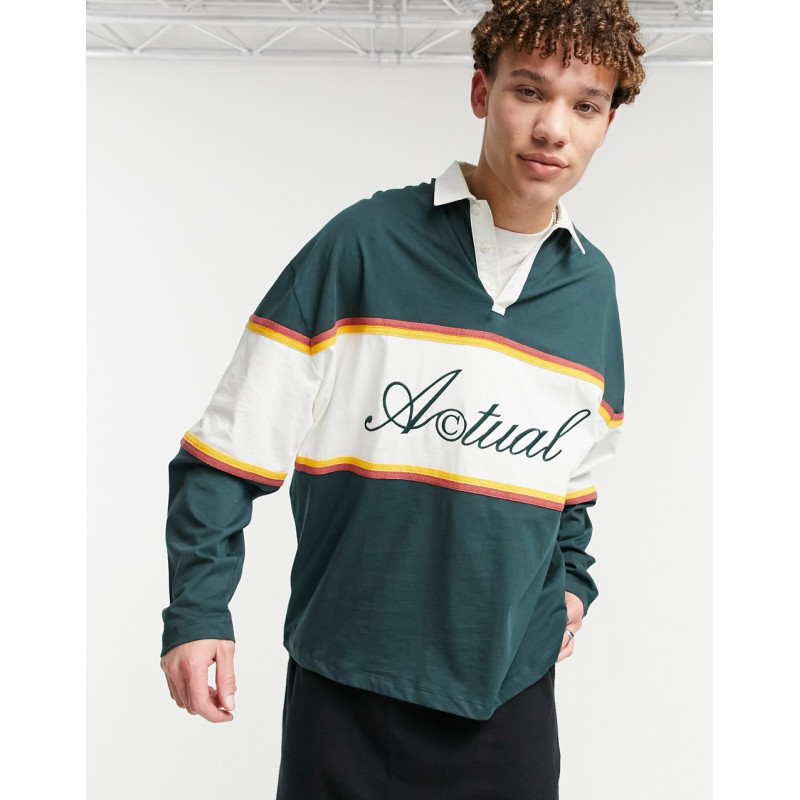 ASOS Actual oversized rugby...