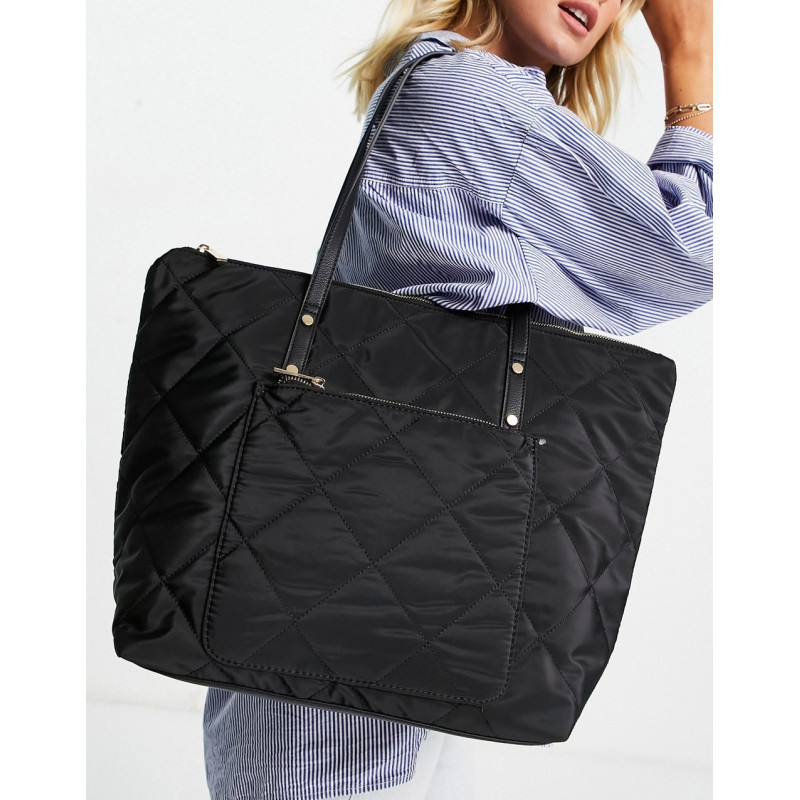 Accessorize quilted tote...