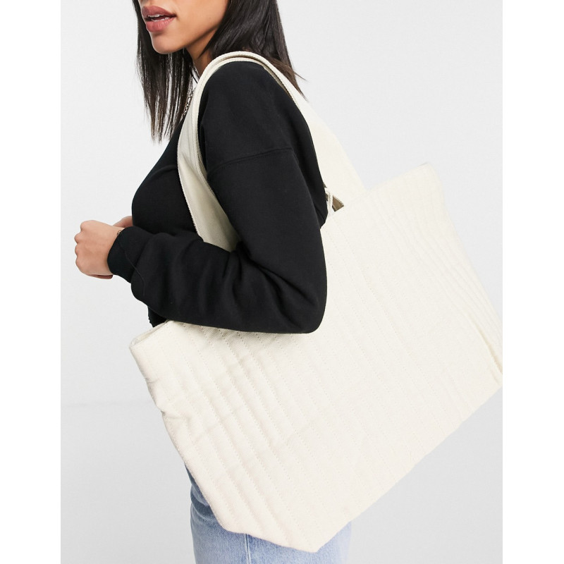 ASOS DESIGN quilted tote...