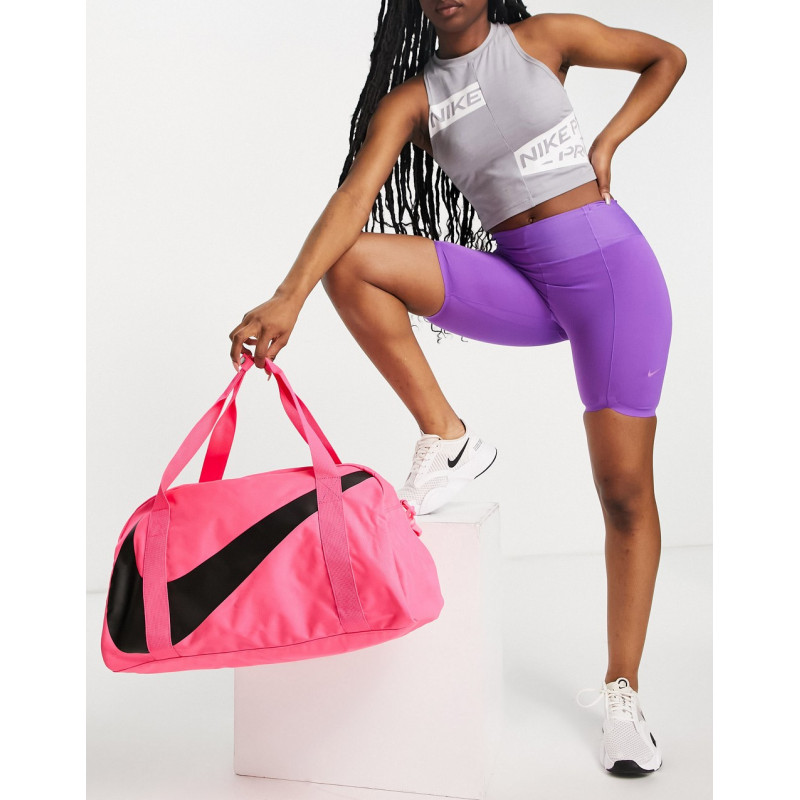 Nike gym barrel bag in pink