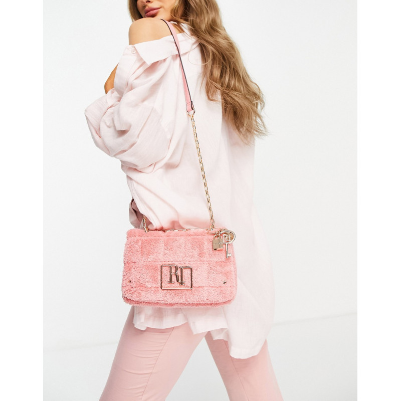 River Island quilted faux...