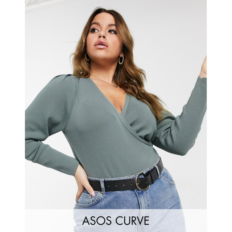 ASOS DESIGN Curve knitted...