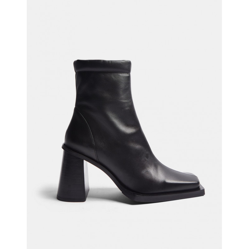 Topshop square toe boots in...