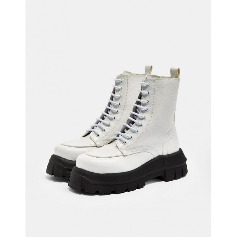 Topshop Verity White Chunky...