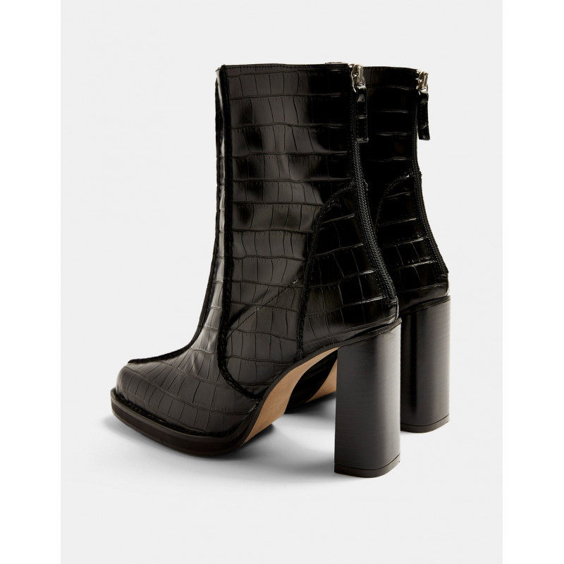 Topshop chunky heeled boots...