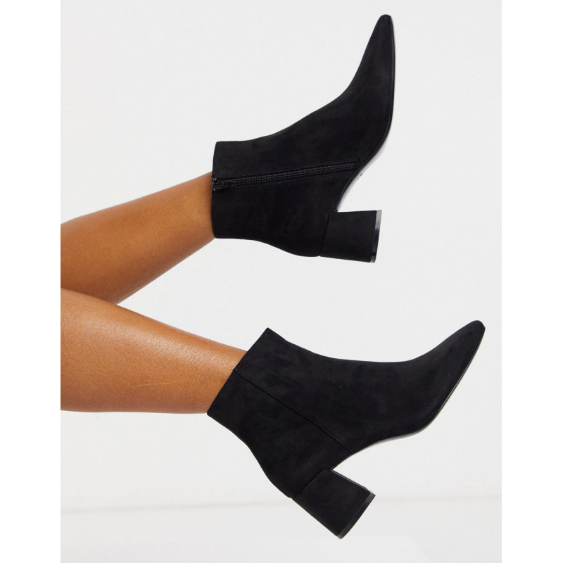 Mango faux suede mid heeled...
