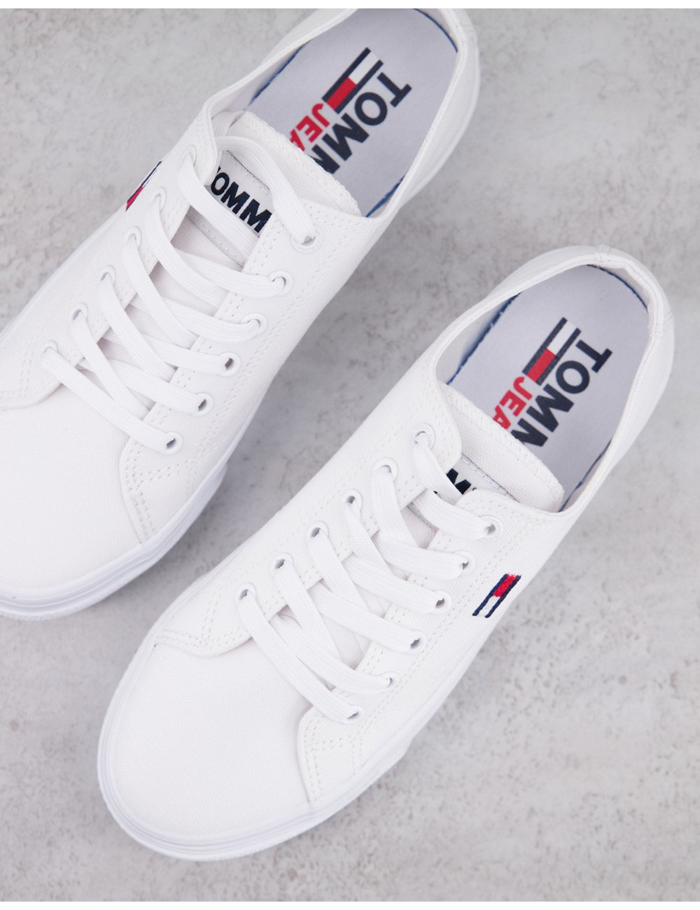 Tommy Jeans canvas trainer...