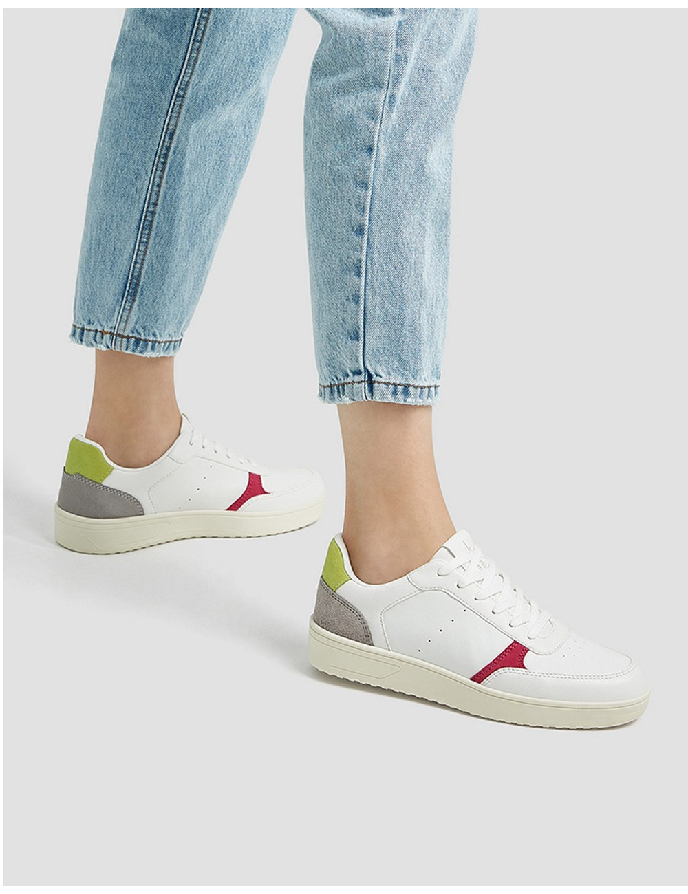 Pull&Bear retro trainers in...