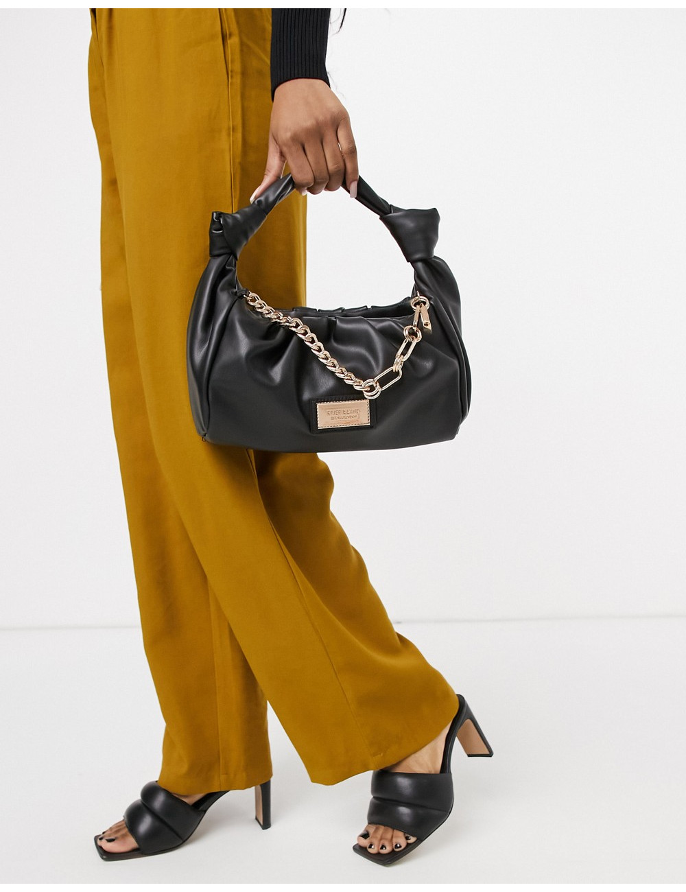 River Island faux leather...