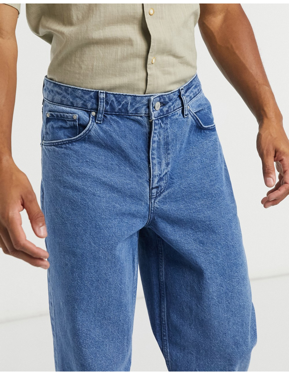 ASOS DESIGN baggy jeans in...