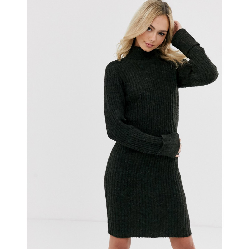 Pieces knitted mini dress...