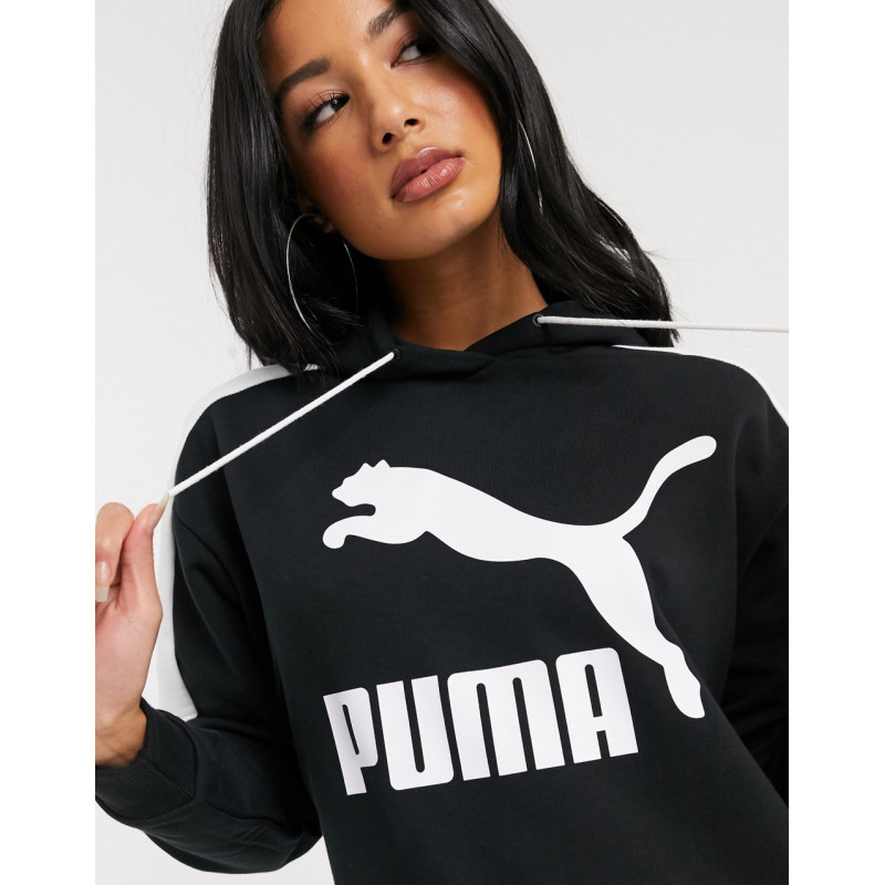 Puma T7 logo sweat dress in...