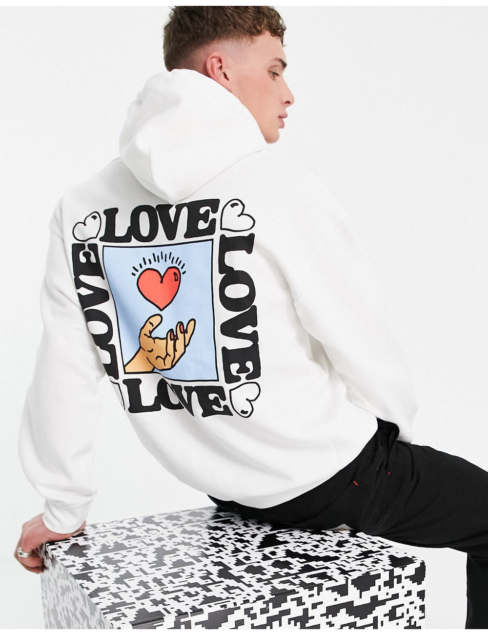 New Love Club love hoodie...