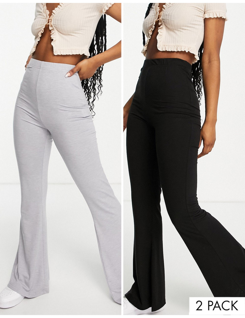 Missguided 2 pack flare in...