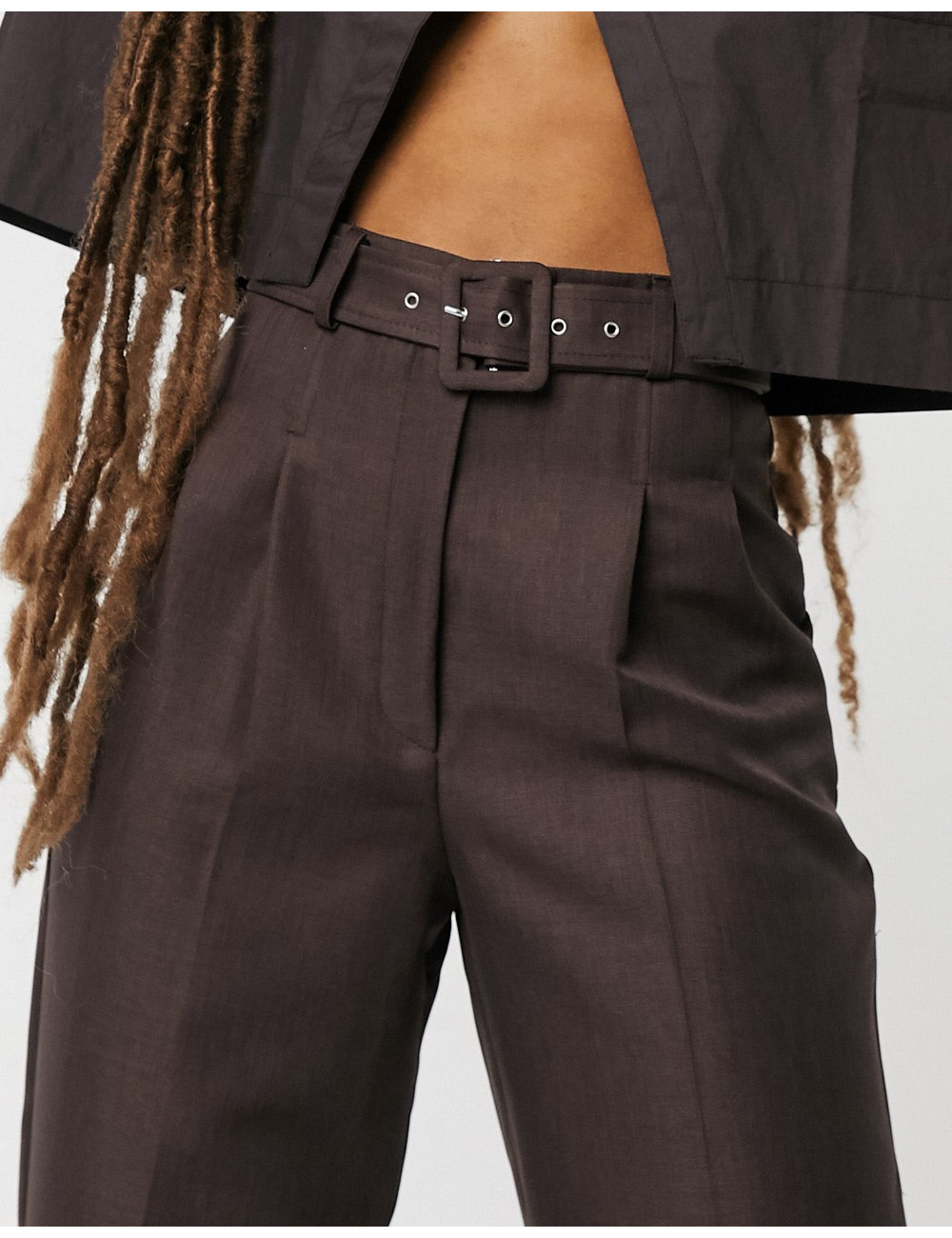 ASOS DESIGN belted slouchy...