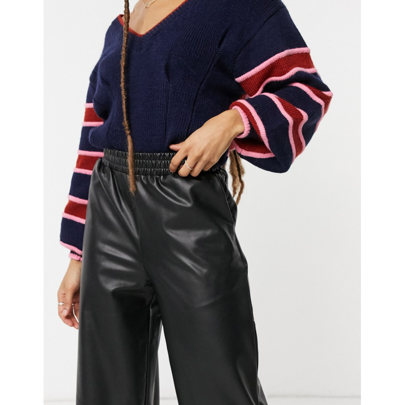 Pull&Bear faux leather...
