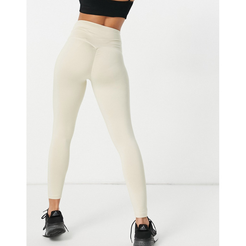 HIIT ruched leggings in stone