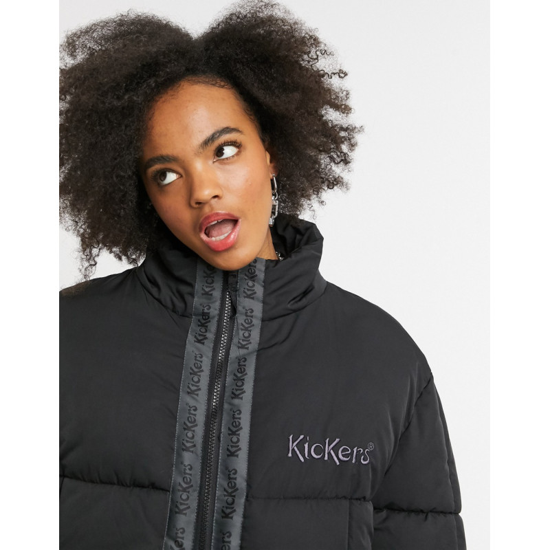 Kickers padded jacket with...
