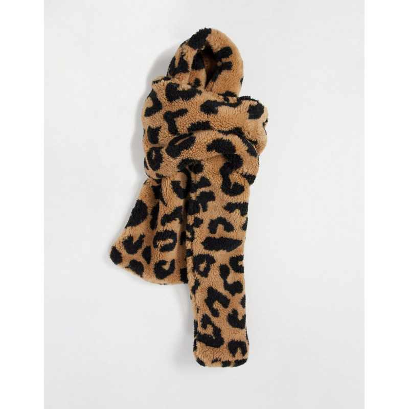 Topshop borg scarf in...