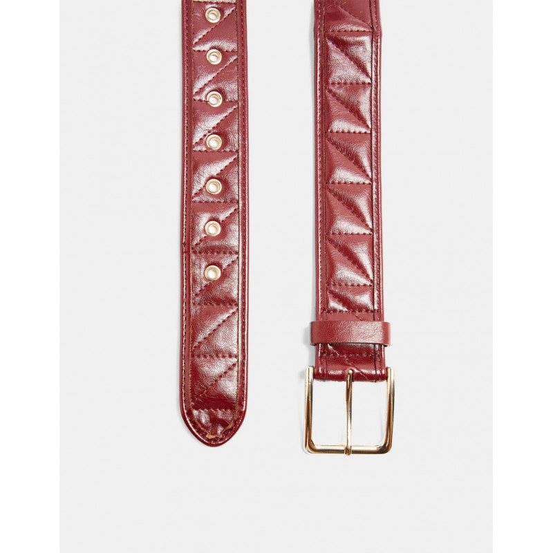 Topshop quilted belt in...