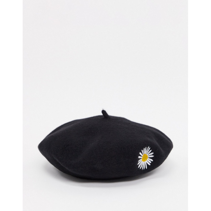 ASOS DESIGN wool beret with...