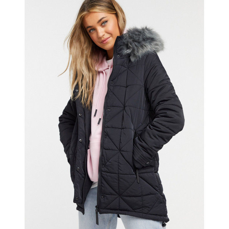 Urban Bliss parka with faux...