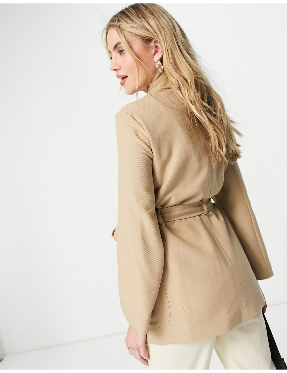 Topshop twill slouch jacket