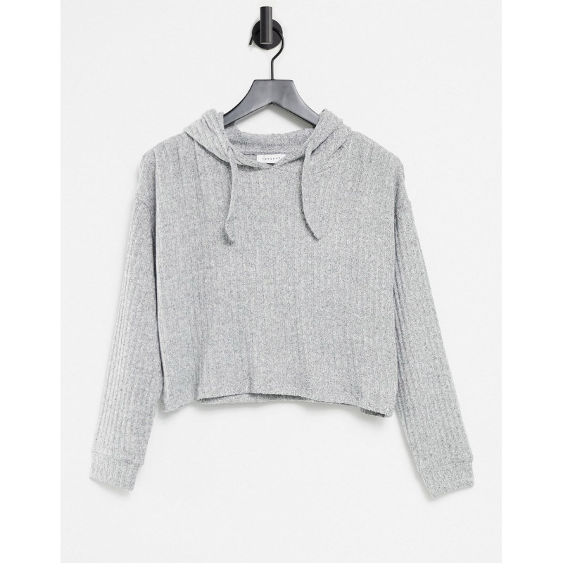 Topshop cosey rib cropped...