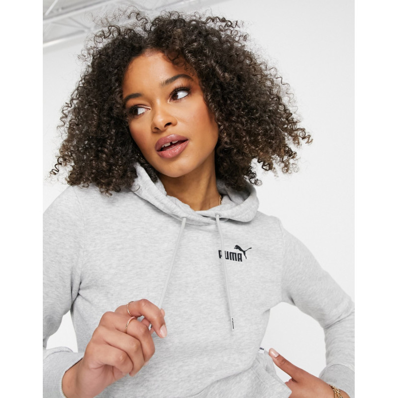 Puma essentials hoodie in grey