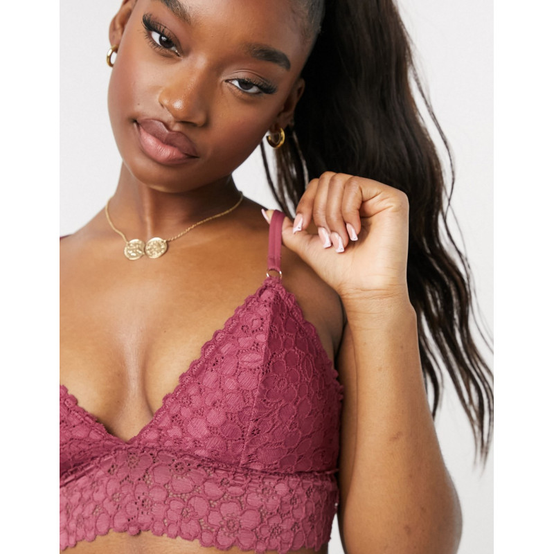 Aerie padded lace bralette...