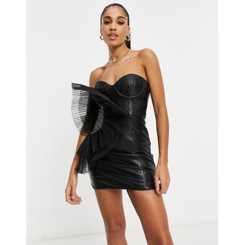 ASOS LUXE leather look...