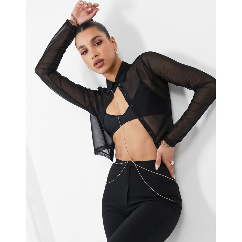 ASOS DESIGN body chain in...