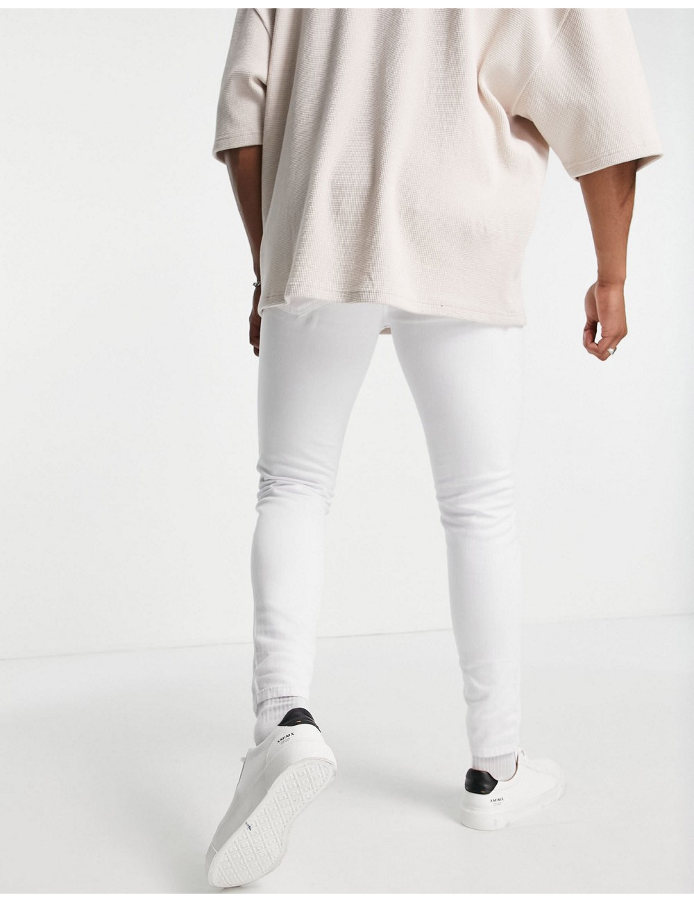 New Look skinny jeans in white