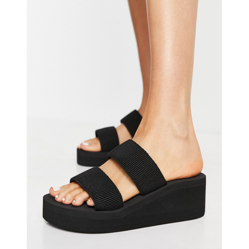 schuh chunky double strap...