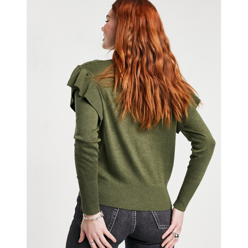 JDY jumper with ruffle...