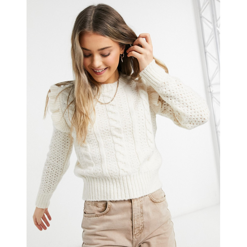 Pimkie cable knit jumper in...