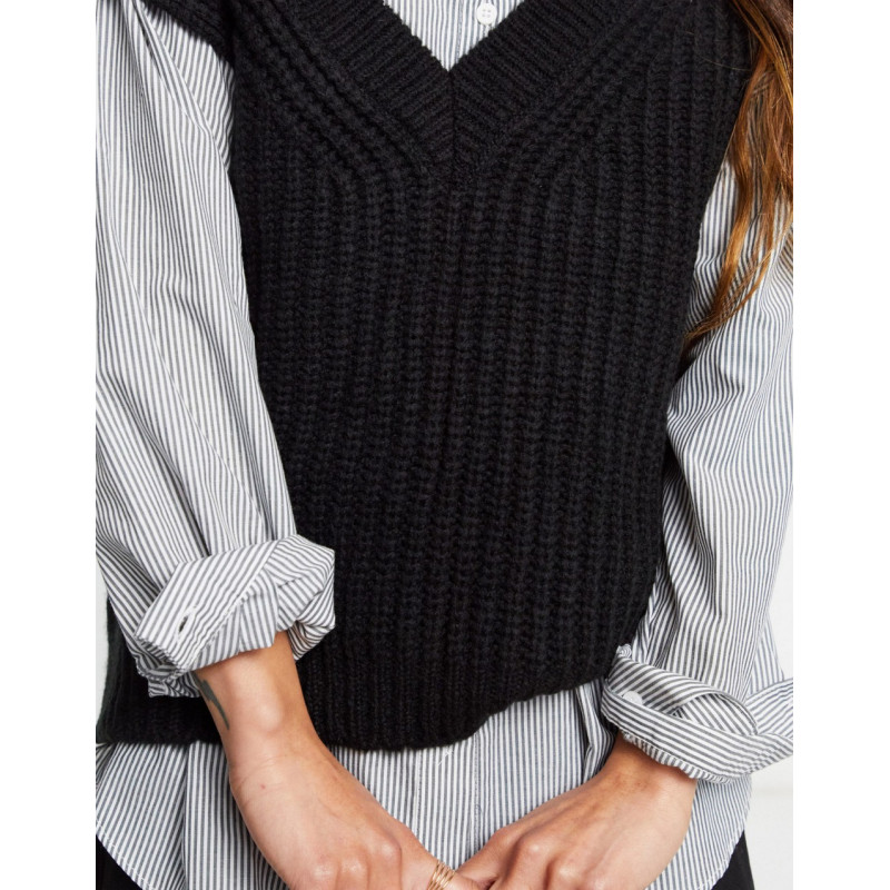 ASOS DESIGN chunky knitted...