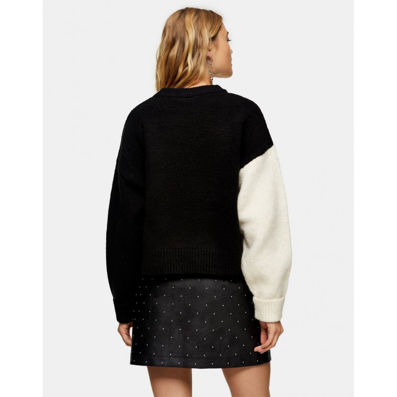 Topshop cropped knitted...