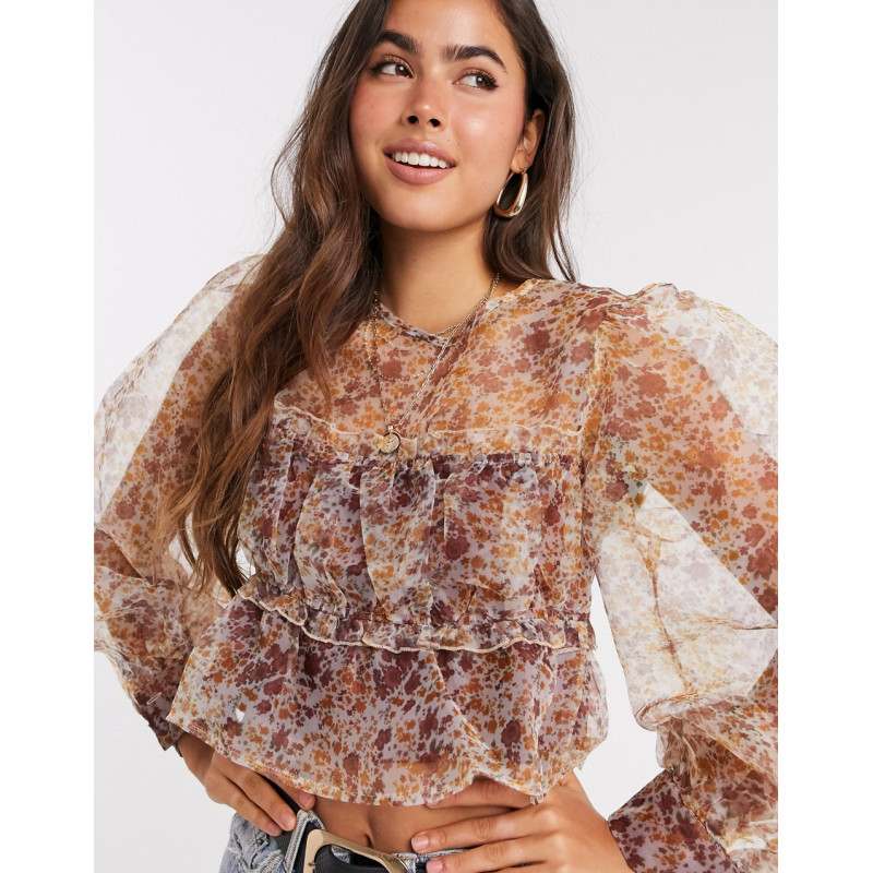 Fashion Union blouse with...