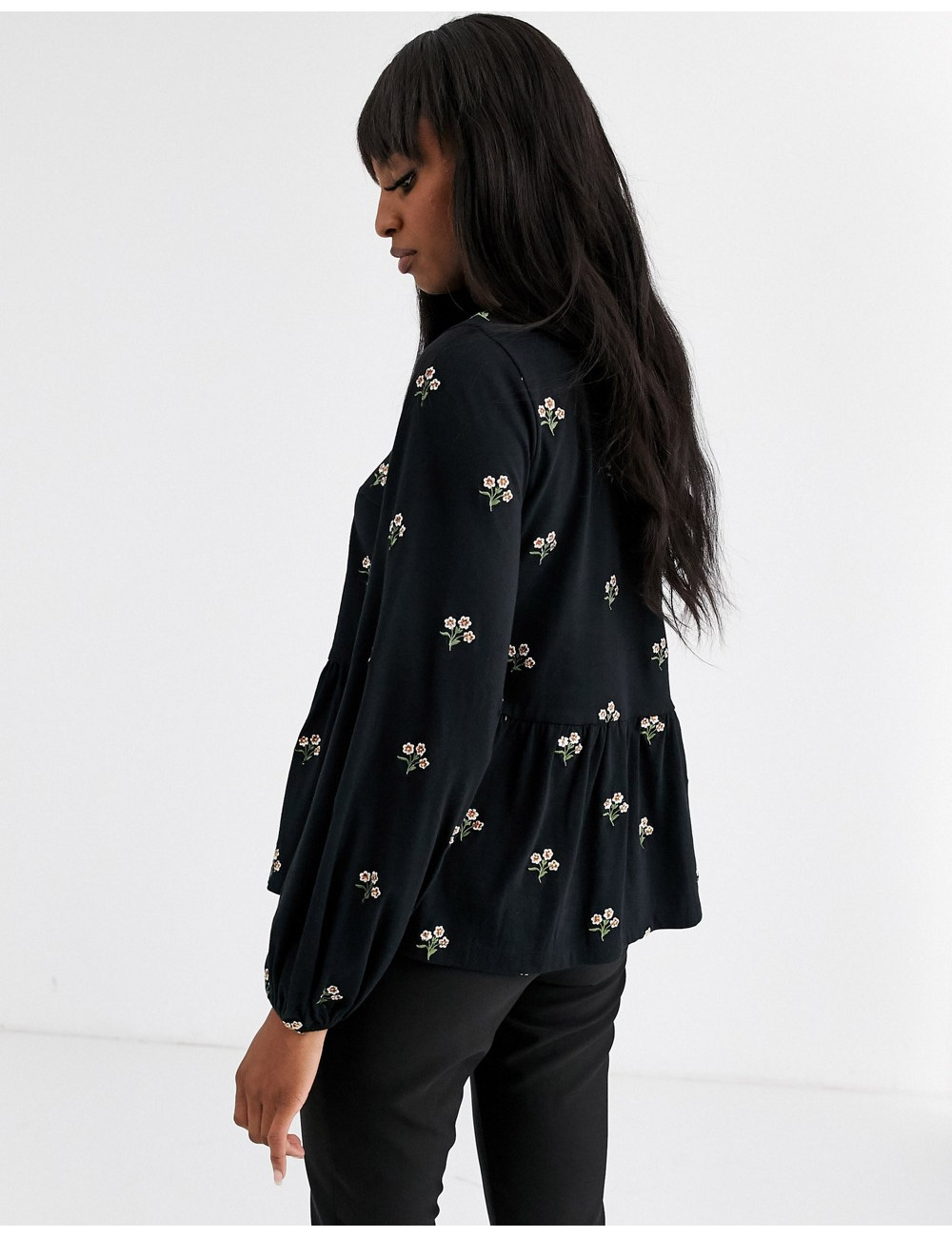 ASOS DESIGN Tall smock with...
