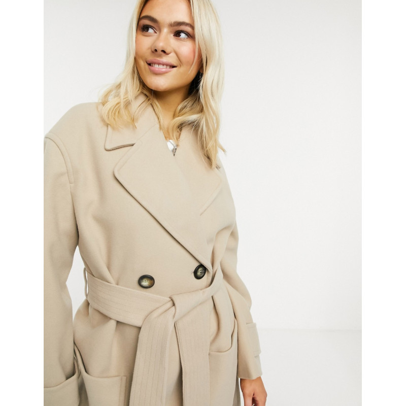 ASOS DESIGN belted luxe...