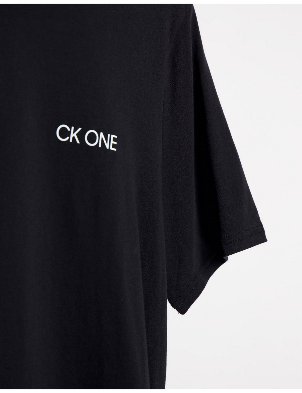 CK One crew t-shirt in black
